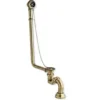 Ab und Überlauf System inkl. Siphon für Nostalgie Badewanne Sicilia, Toscane, San Sebastian, Roma - Altgold