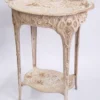 Barock Beistelltisch aus Schmiedeeisen - 46,5 cm x 36 cm x H 60,5 cm - Vintage Nostalgie