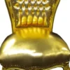 Barock Esszimmer Stuhl Gold / Gold