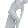Casa Padrino Antik Stil Garten Deko Marmor Skulptur Diskuswerfer Grau H. 170 cm
