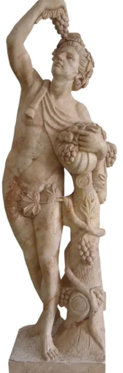Casa Padrino Antik Stil Marmor Skulptur Römer Beige H. 180 cm