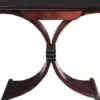 Casa Padrino Art Deco Konsole Braun mit Schublade - Beistelltisch 120 x 35 x H 95cm - Antik Stil Tisch - Möbel
