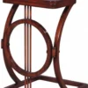 Casa Padrino Art Deco Mahagoni Snack Tisch / Beistelltisch Braun 40 x 40 x H. 62 cm - Luxus Möbel