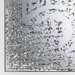 Casa Padrino Art Deco Vintage Wandspiegel Antik Stil Silber 101 x 142 cm - versilbertes Glas - Kunstspiegel