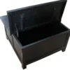 Casa Padrino aufklappbarer Couchtisch in Schwarz - 85,5 cm x 85,5 cm x H45 cm - Landhausstil