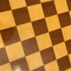 Casa Padrino Barock Beistelltisch mit Schach & Backgammon Spielfläche Dunkelbraun / Braun / Messing 60 x 60 x H. 71 cm - Barock Möbel - Antik Stil Möbel - Edel & Prunkvoll