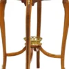 Casa Padrino Barock Beistelltisch mit Schubladen Mahagoni Intarsien 60 x 76 cm - Antik Stil Beistelltisch