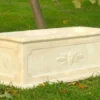 Casa Padrino Barock Blumenkübel Antik Creme - Weiß 31 x 81 x H 30 cm - eckiges Blumengefäß im Barockstil - Blumenkübel - Pflanzkübel Jugendstil