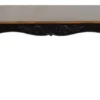 Casa Padrino Barock Esstisch Antik Schwarz / Holzfarben aus Mahagony Massivholz 180 x 95 x 76 cm