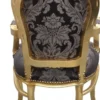 Casa Padrino Barock Esszimmer Set 4 Stühle ohne Armlehnen + 2 Stühle mit Armlehnen - Möbel Antik Stil