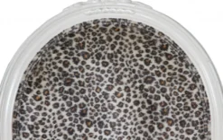 Casa Padrino Barock Esszimmer Stuhl mit Armlehnen Mod2 Leopard / Creme - Barock Möbel