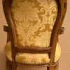 Casa Padrino Barock Esszimmer Stuhl mit Armlehnen Gold / Braun - Handgefertigter Antik Stil Massivholz Stuhl mit elegantem Muster - Esszimmer Möbel im Barockstil - Barock Möbel