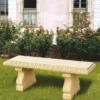 Casa Padrino Barock Gartenbank Beige 140 cm - Barock Garten Möbel - Made in Italy