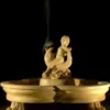 Casa Padrino Barock Gartenbrunnen / Springbrunnen Ø 185 x H. 130 cm - Prunkvoller Brunnen im Barockstil