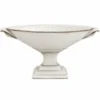 Casa Padrino Barock Garten Deko Blumentopf Weiß 64 cm - Barockstil Pflanzentopf