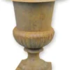 Casa Padrino Barock Garten Deko Blumentopf Rost H. 66,8 cm - Prunkvoller Pflanzentopf im Barockstil - Barock Garten & Terrassen Deko Accessoires