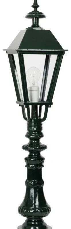 Casa Padrino Barock Gartenlaterne / Gartenlampe 22 x 22 x H. 95 cm - Verschiedene Farben - Wetterfeste Garten Terrassen Außenleuchte