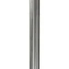 Casa Padrino Barock Kerzenhalter Silber 21 x 21 x H. 81 cm - Prunkvoller Barockstil Aluminium Kerzenständer - Barock Deko Accessoires