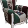 Casa Padrino Barock Kinder Sessel Italien Design Creme - Handgefertigter Thron aus Massivholz, Höhe 84 cm