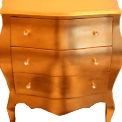 Casa Padrino Barock Kommode Gold 103cm mit 3 Schubladen - Antik Stil Möbel Wohnzimmer