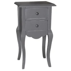 Casa Padrino Barock Kommode mit 2 Schubladen 40 cm - Jugendstil Landhaus Stil Möbel - Nachttisch Schrank