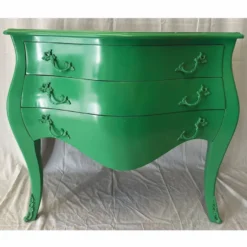 Casa Padrino Barock Kommode mit 3 Schubladen Grün 120 cm - 1B Ware