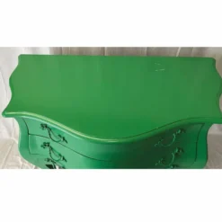 Casa Padrino Barock Kommode mit 3 Schubladen Grün 120 cm - 1B Ware