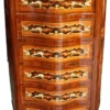 Casa Padrino Barock Kommode Mahagoni Intarsien mit 7 Schubladen 123 x 70 x 35 cm - Antik Stil