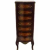 Casa Padrino Barock Kommode mit 7 Schubladen Mahagoni - Kommode Gerade Front B 60 x T 30 x H 115 cm