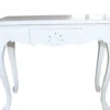 Casa Padrino Barock Konsolentisch Weiss mit Schubladen - Damen Schminktisch im Antik Stil - 101 x 44 x 84 cm