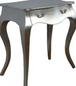 Casa Padrino Barock Konsolentisch Silber mit Schubladen - Antik Stil - 80 x 45 x 85 cm