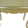 Casa Padrino Barock Konsolentisch Gold mit Schubladen, Damen Schminktisch im Antik Stil, 101 x 44 x 84 cm