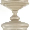Casa Padrino Barock Kristall Kronleuchter 7-flammig in Beige - Ø 87 x H. 59 cm - Luxus Lüster für gehobene Wohnräume