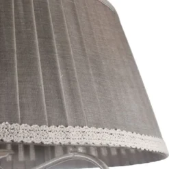 Casa Padrino Barock Kronleuchter im antiken Stil in Beige und Grau Ø 50 x H. 44 cm - Luxus Beleuchtung