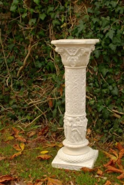 Casa Padrino Barock Kunststein Säule / Blumensäule 23 x 23 x H. 73 cm - Verschiedene Farben - Antik Stil Gartensäule