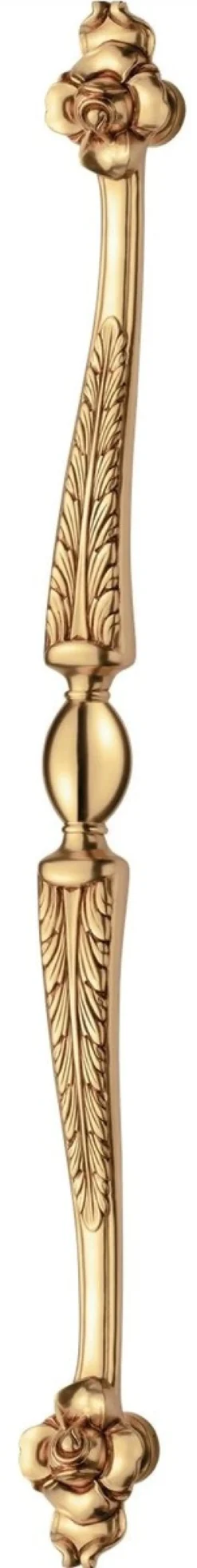 Casa Padrino Barock Messing Türgriff Set Französisches Gold 7,2 x 85 cm - Edel & Prunkvoll