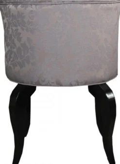 Casa Padrino Barock Salon Stuhl Braun Muster / Schwarz - Designer Sessel - Luxus Qualität