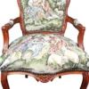Casa Padrino Barock Salon Stuhl Gobelin / Braun