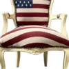 Casa Padrino Barock Salon Stuhl USA Design / Creme
