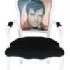Casa Padrino Barock Salon Stuhl Elvis Presley - Barock Antik Stil Möbel
