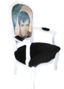Casa Padrino Barock Salon Stuhl Elvis Presley - Barock Antik Stil Möbel