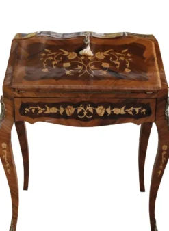 Casa Padrino Barock Sekretär Mahagony Braun B 70 x H 88 x T 53 cm- Sekretär Antik Stil