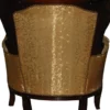 Casa Padrino Barock Sessel King Gold Muster / Braun 85 x 85 x H. 120 cm - Luxus Möbel im Antik Stil