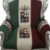 Casa Padrino Barock Sessel King Italien / Silber 85 x 85 x H. 120 cm - Handgefertigter Antik Stil Sessel