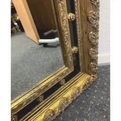 Casa Padrino Barock Spiegel Antik Gold H. 87 cm - Barockstil Möbel