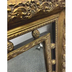 Casa Padrino Barock Spiegel Antik Gold H. 87 cm - Barockstil Möbel