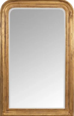 Casa Padrino Barock Spiegel Antik Gold 100 x 5 x H. 161 cm - Eleganter Wandspiegel im Barockstil - Antik Stil Garderoben Spiegel - Wohnzimmer Spiegel - Barock Möbel