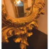 Casa Padrino Barock Spiegel Gold H. 64 cm - Barockstil Wandspiegel
