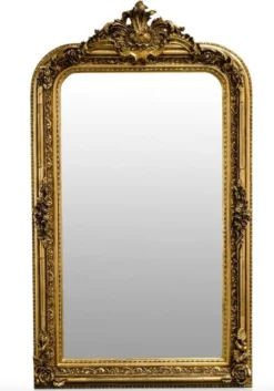 Casa Padrino Barock Spiegel Gold Antik Stil 90 x H. 160 cm - Wandspiegel Möbel