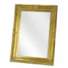 Casa Padrino Barock Spiegel Gold H. 112,5 cm - Barockstil Interior